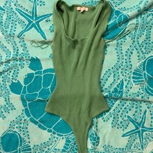 Green bodysuit